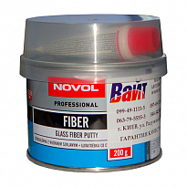 NOVOL Шпатлевка стекловолокно FIBER 0.2 кг./24шт. 1220